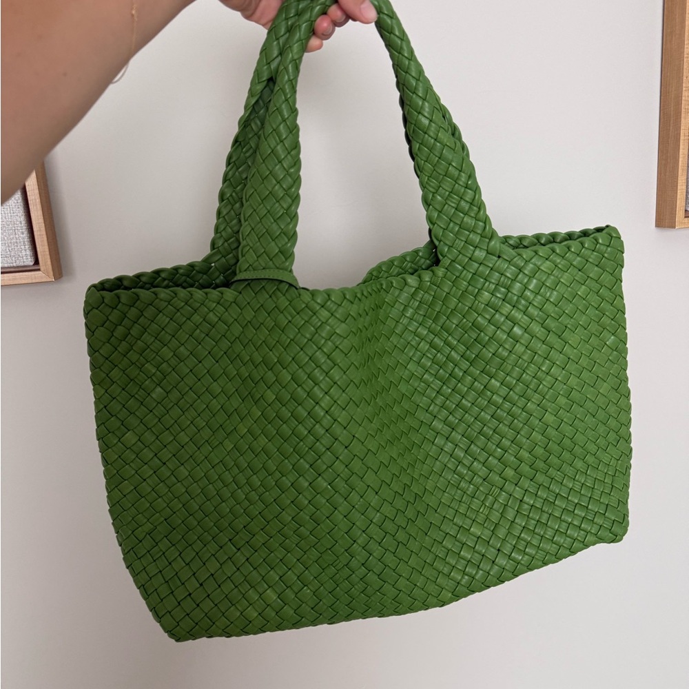 Final price Falor made in Italy leather Woven Tote Bag